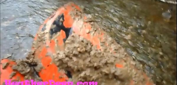  HD Heather Deep gets creampie on quad in river jungle